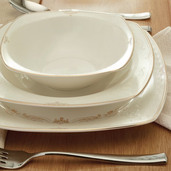 Emsan Mimoza 60 Parça 12 Kişilik Yemek Takımı