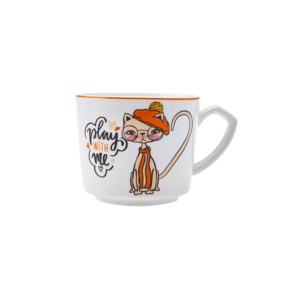 Karaca Fancy Cat 2 Kişilik Kahve Fincanı Takımı 80 ml