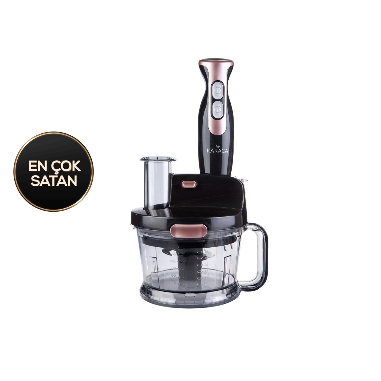 Karaca Pro-Multimax 1001 Black Rose Robot Blender Set