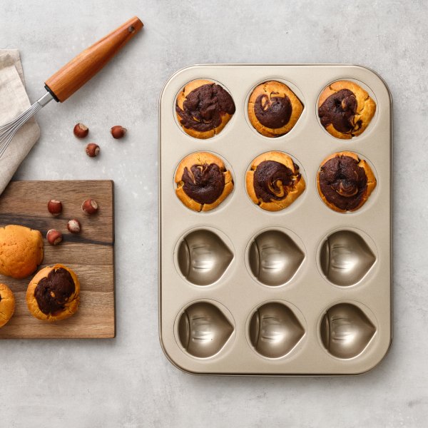 Karaca Fındık 12 \'li Muffin Kek Kalıbı