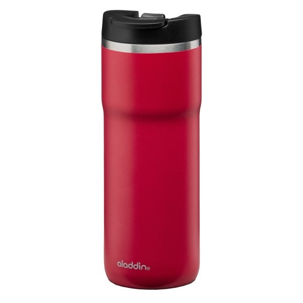 Aladdin Cafe Thermavac Leak-Lock Kırmızı Paslanmaz Çelik Kupa El Termosu 0.47 Lt