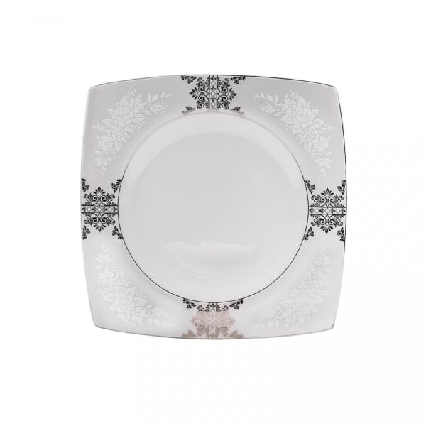 Karaca Fine Pearl Barok 26 Parça 6 Kişilik Kare İnci Kahvaltı/Servis Takımı