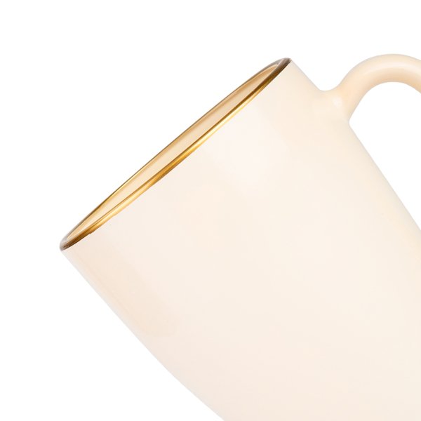 Karaca Retro Bej Mug Kupa