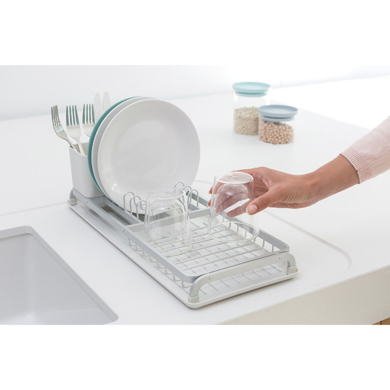 Brabantia 008-01-Light Grey Küçük Bulaşıklık