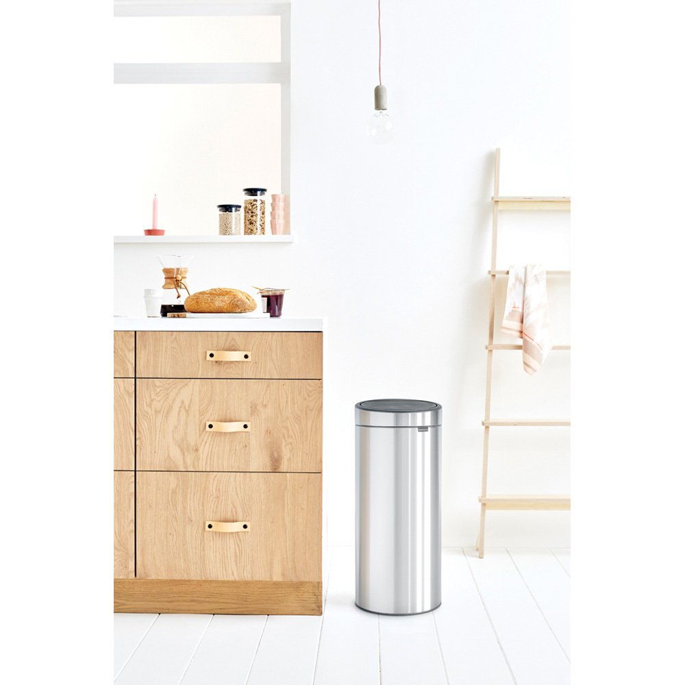 Brabantia Matt Steel New 30 lt Dokunmatik Çöp Kutusu