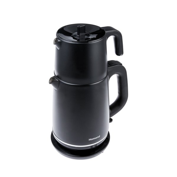 Homend Royaltea 1727H Mat Siyah Paslanmaz Çelik Çay Makinesi