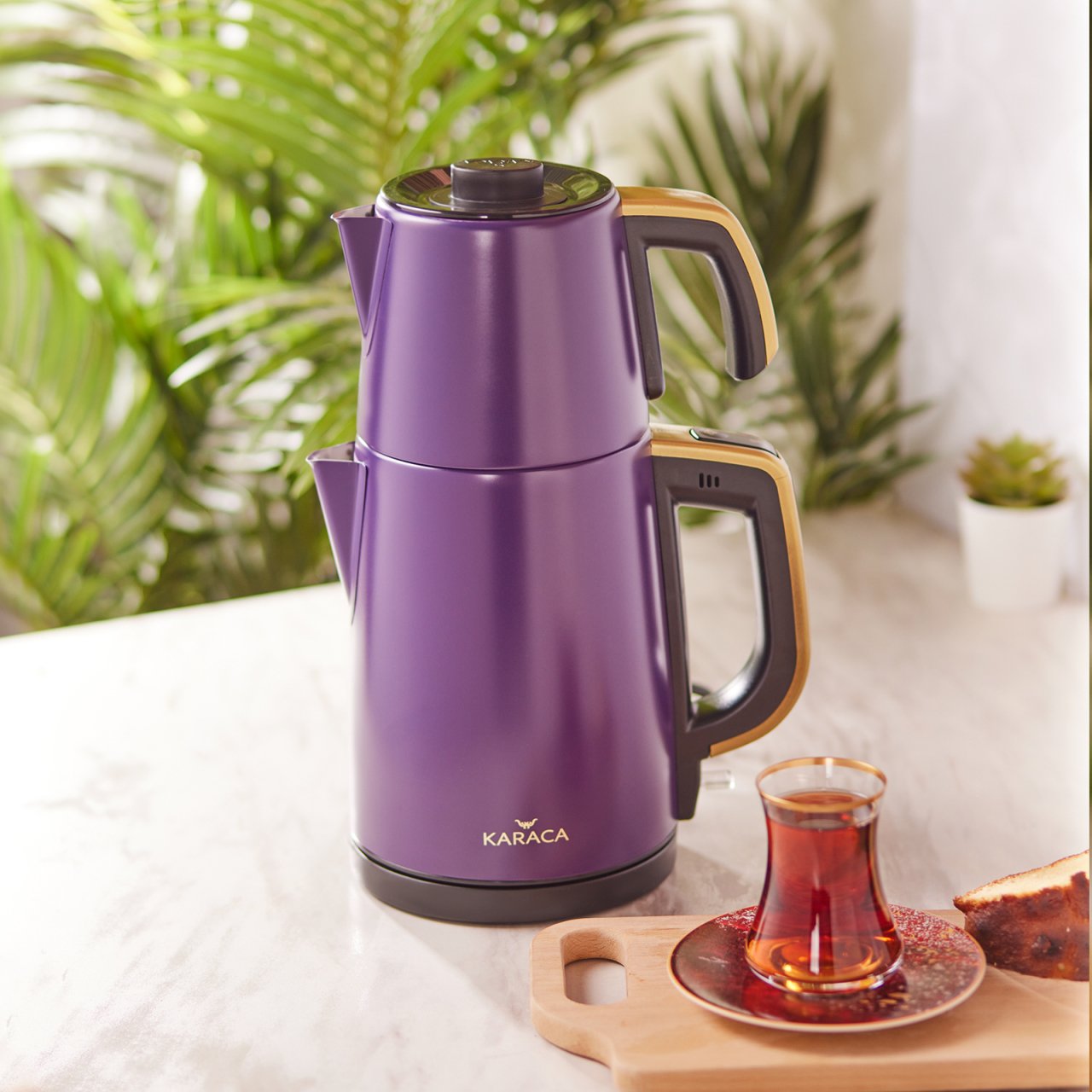 Karaca Retro Tea Mor Çay Makinesi