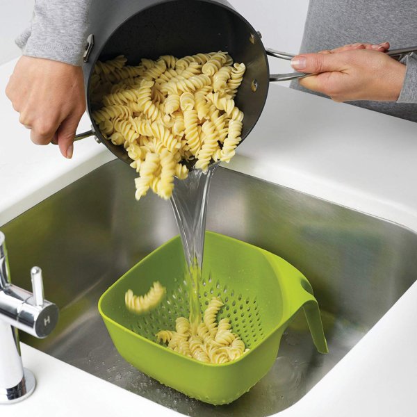 Joseph Joseph 40088 Square Colander - Green Süzgeç