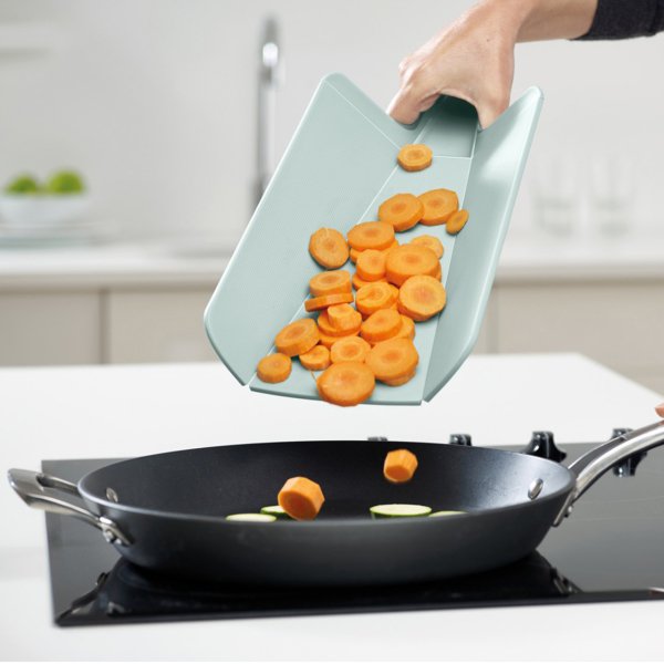 Joseph Joseph Chop2pot Büyük Katlanır Kesme Tahtası Gri/Mavi