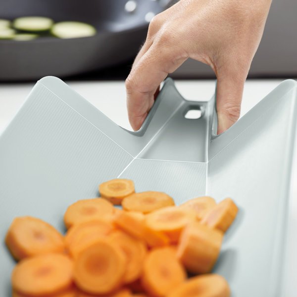 Joseph Joseph Chop2Pot Küçük Katlanır Kesme Tahtası Gri/Mavi