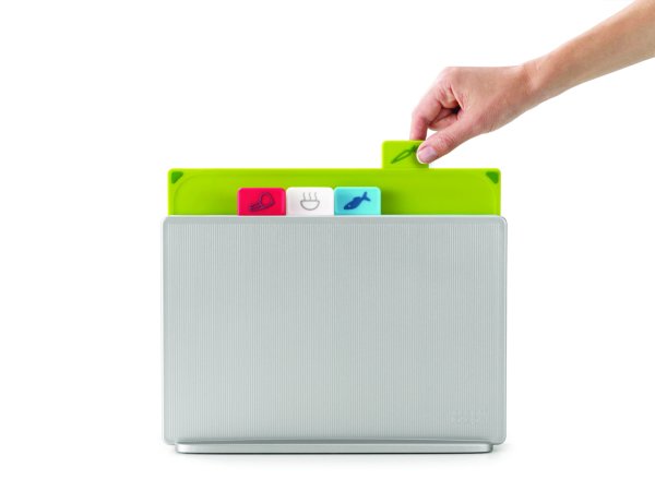 Joseph Joseph İndex Kesme Tahtası Seti - Gümüş