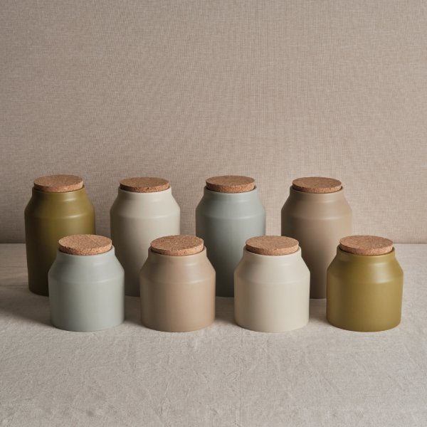 Cooklife Kavanoz Stoneware Açık Yeşil 500 ml