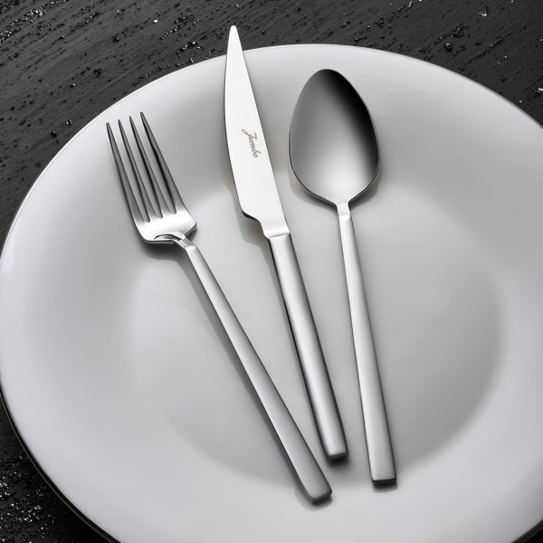 Jumbo 1800 60 Parça 12 Kişilik Çatal Kaşık Bıçak Seti