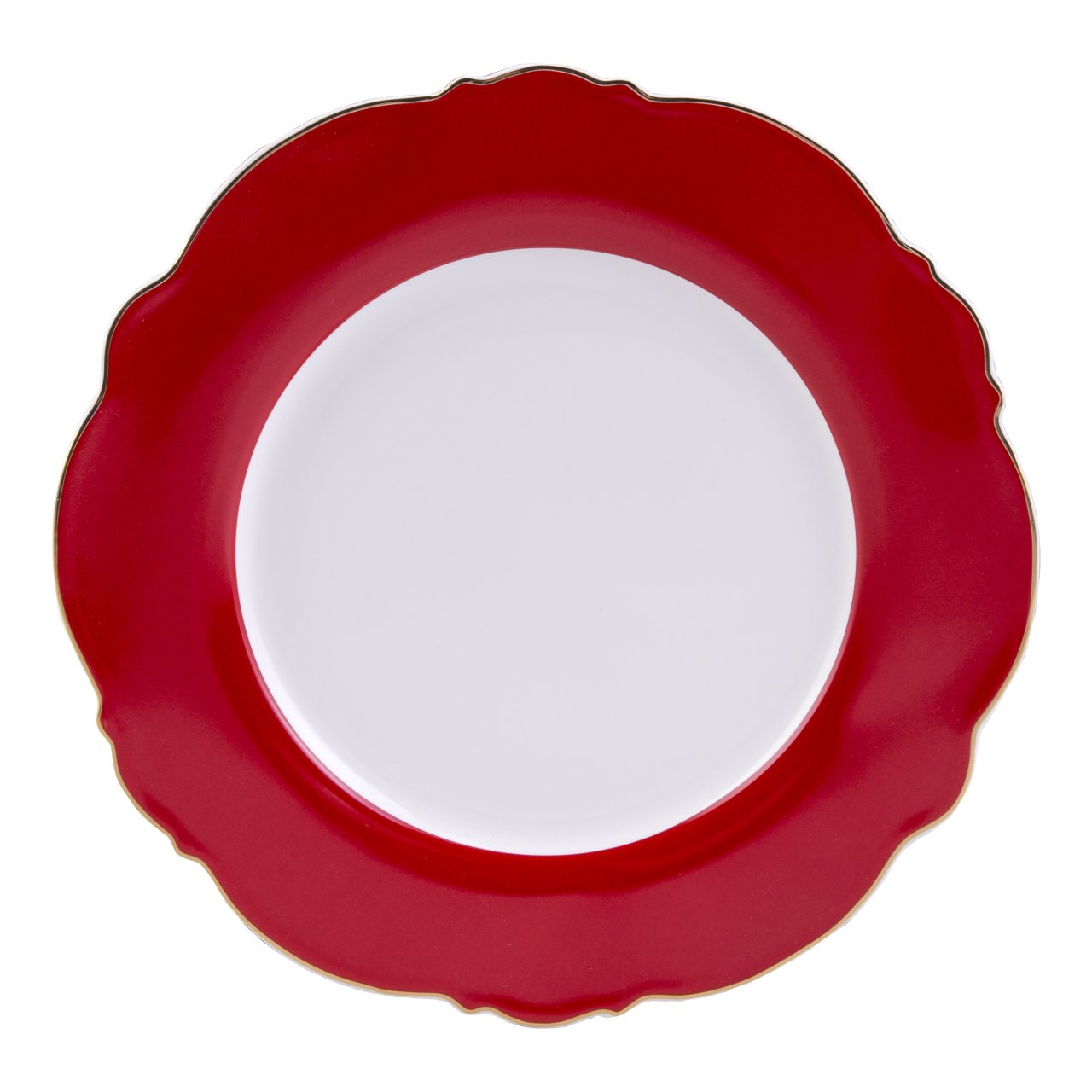 Karaca Romantic Servis Tabağı Kırmızı