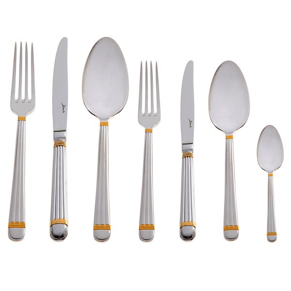 Jumbo 4200 84 Parça 12 Kişilik Çatal Kaşık Bıçak Seti Altın