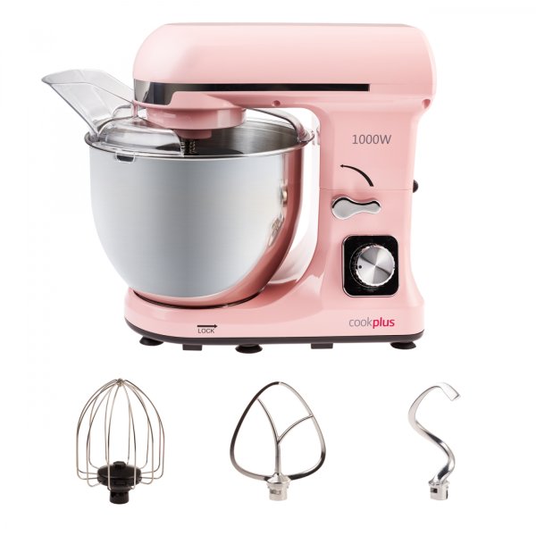 Cookplus Quick Chef 1001 Stand Mikser Pink Mutfak Şefi 1000W 5 Lt
