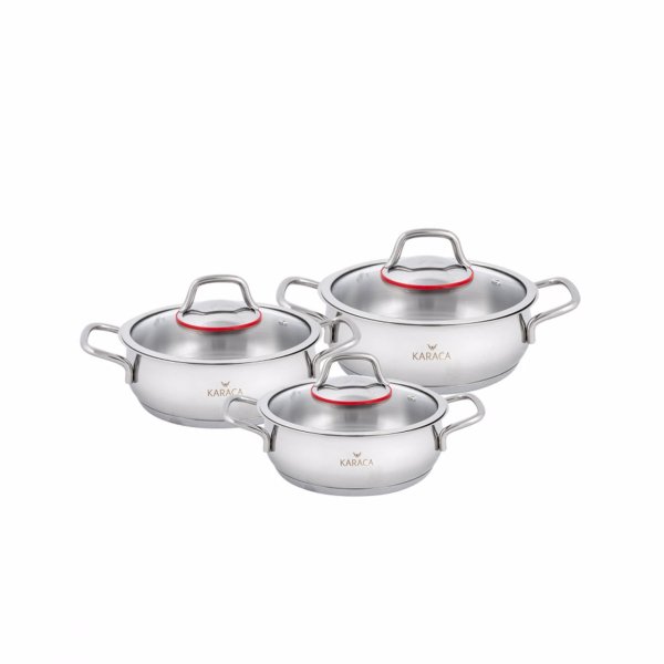 Karaca Sarıyer 6 Parça Çelik Sahan Set