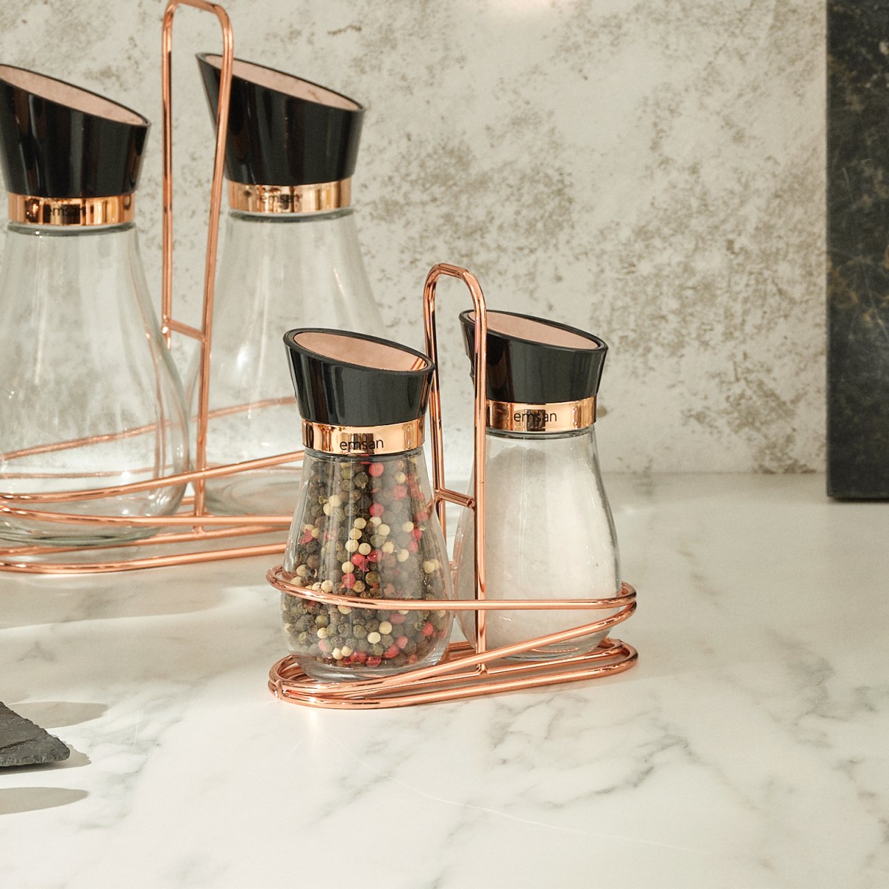 Emsan Alpha Tuzluk Biberlik Rosegold