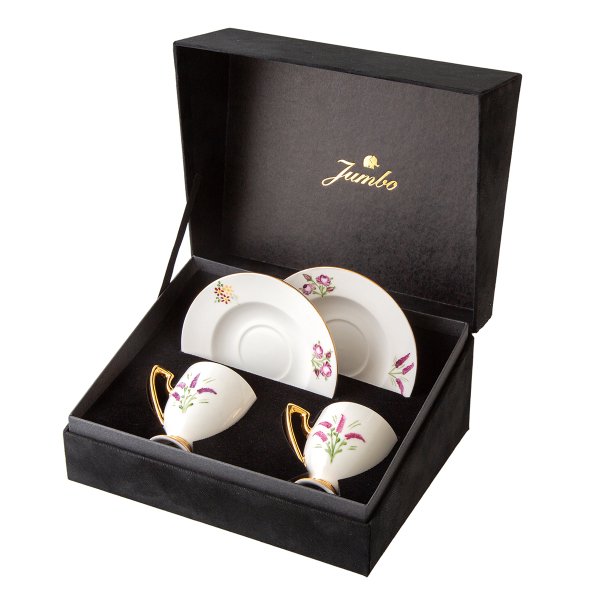 Jumbo Bouquet 2 Kişilik Kahve Fincan Takımı Handmade