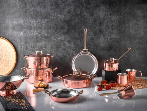 Jumbo Craft Bakır Sos Tenceresi 12 cm (Kapaklı)
