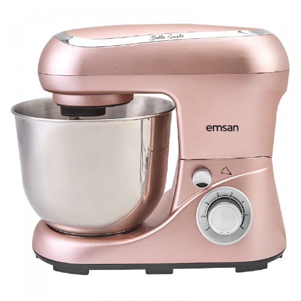 Emsan Bella Gusto Golden Pink Stand Mikser Mutfak Şefi 1300W 5 Lt