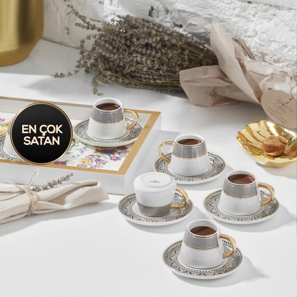 Karaca Globe 6 Kişilik Kahve Fincanı Takımı 90 ml