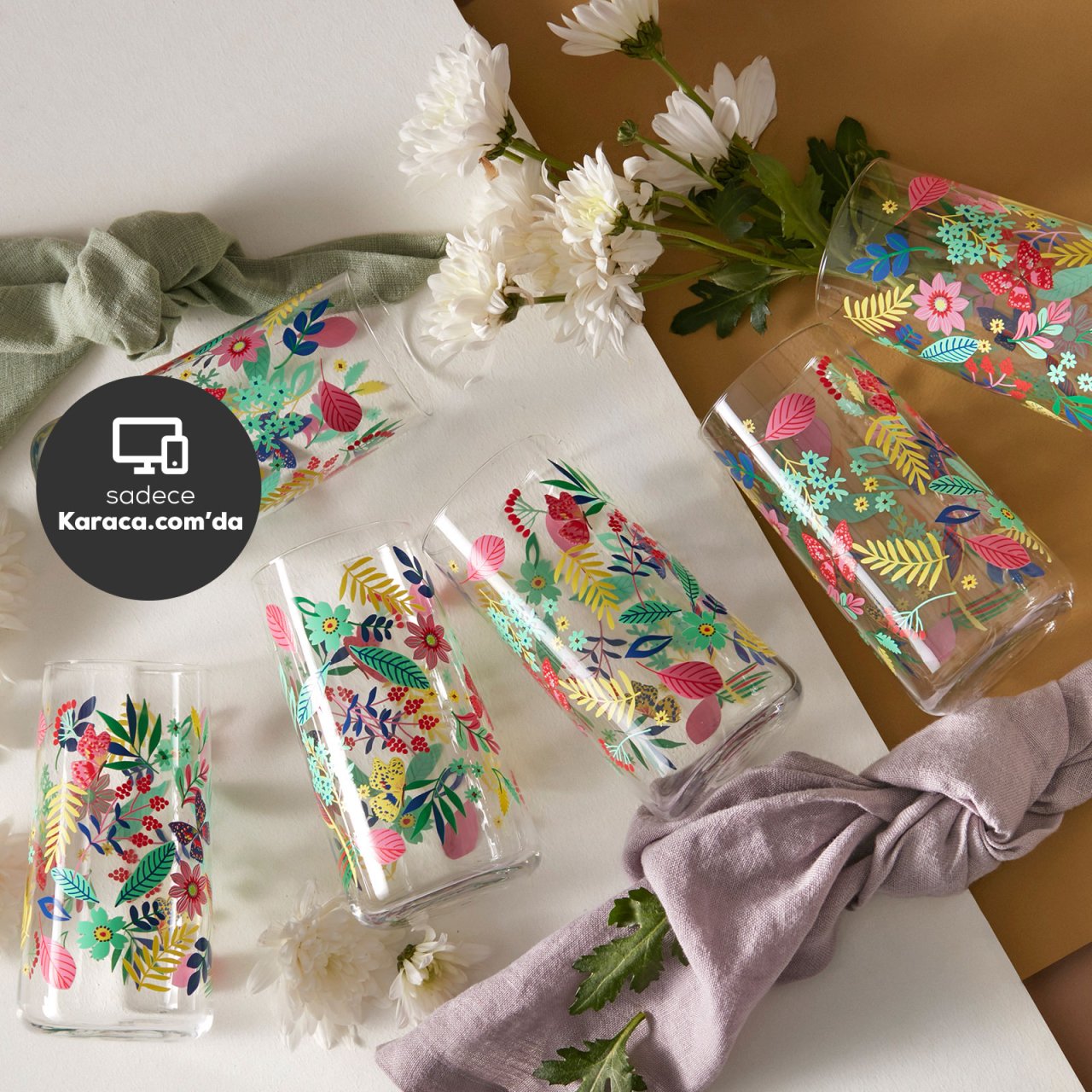 Karaca Spring 6lı Meşrubat Bardağı