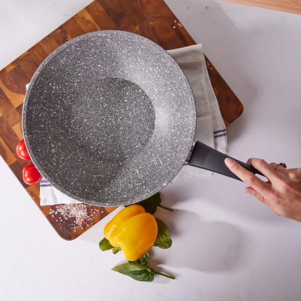 Karaca Gris Biogranit Wok Tava 28cm