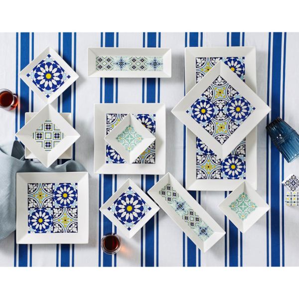 Karaca Gwen Blue 26 Parça 6 Kişilik Kahvaltı Takımı