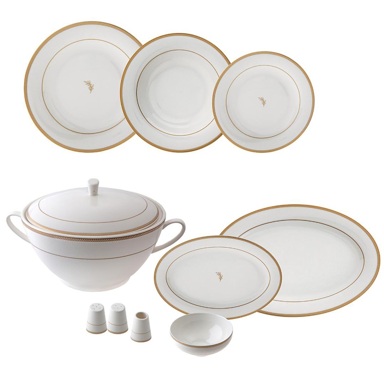 Jumbo Lineda  60 Parça 12 Kişilik  Yemek Takımı