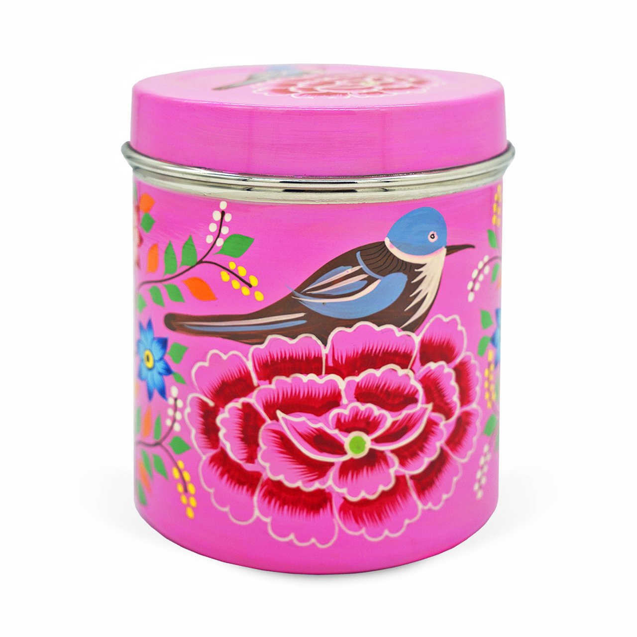 3rd Culture 3rd-5060 Kuşlu Pembe Büyük Kutu