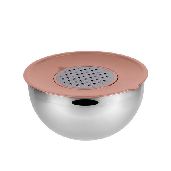 Emsan Demre 3 in 1 Golden Pink Çok Amaçlı Karıştırma ve Saklama Kabı