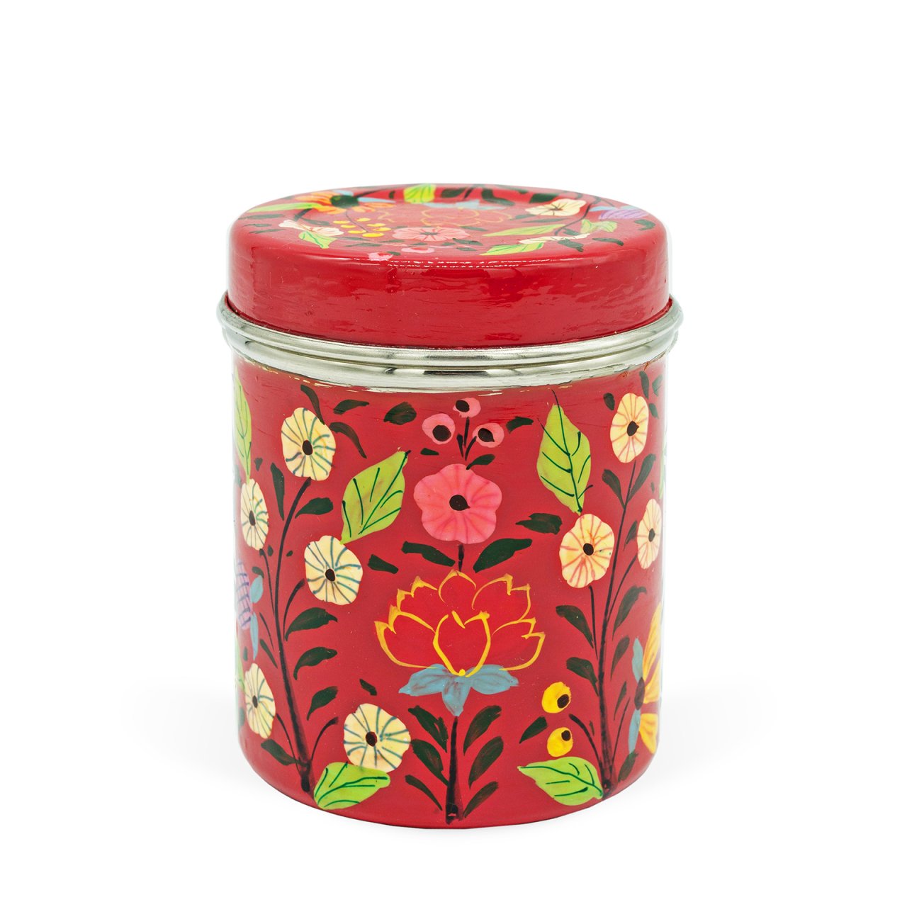 3rd Culture Çiçekli Kırmızı Küçük Kutu