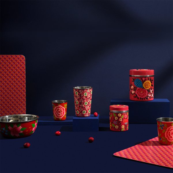 3rd Culture Kırmızı Blossom Küçük Bardak