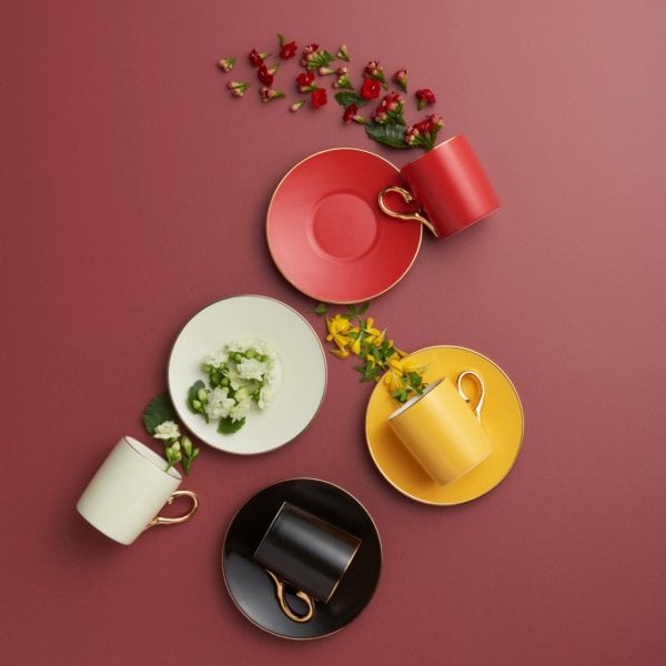 Jumbo Mix 4 Kişilik Kahve Fincan Takımı