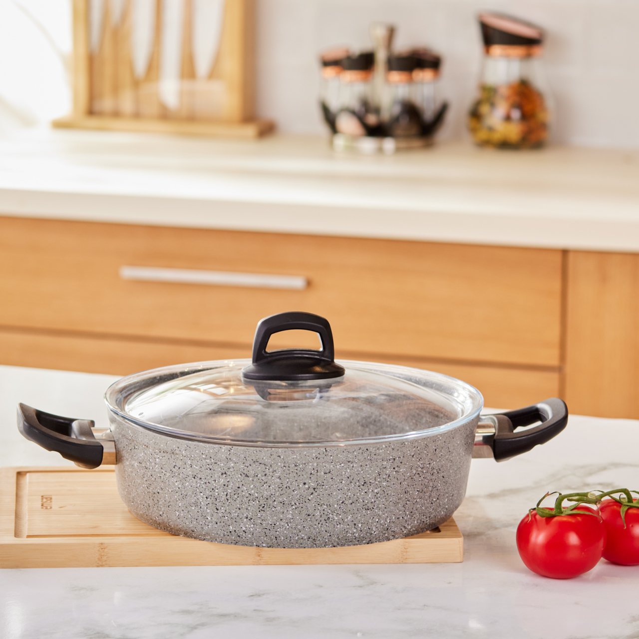 Emsan Durable Granit Karnıyarık Tencere 30 cm