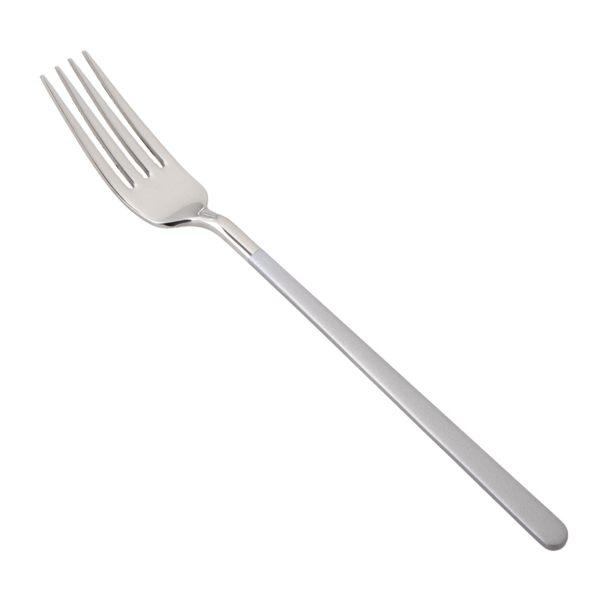 Jumbo Paint Grey Parlak 24 Parça 6 Kişilik Tatlı Çatal Kaşık Bıçak Seti