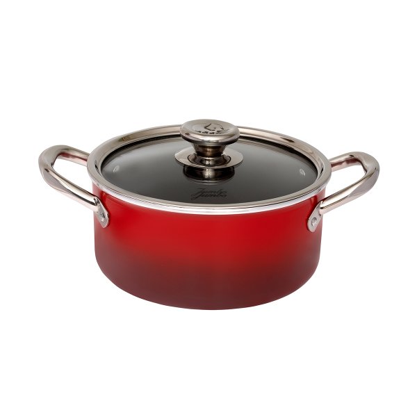Jumbo Rainbow Red Bio Diamond 6 Parça Midi Tencere Seti