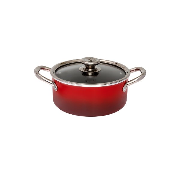 Jumbo Rainbow Red Bio Diamond 6 Parça Midi Tencere Seti
