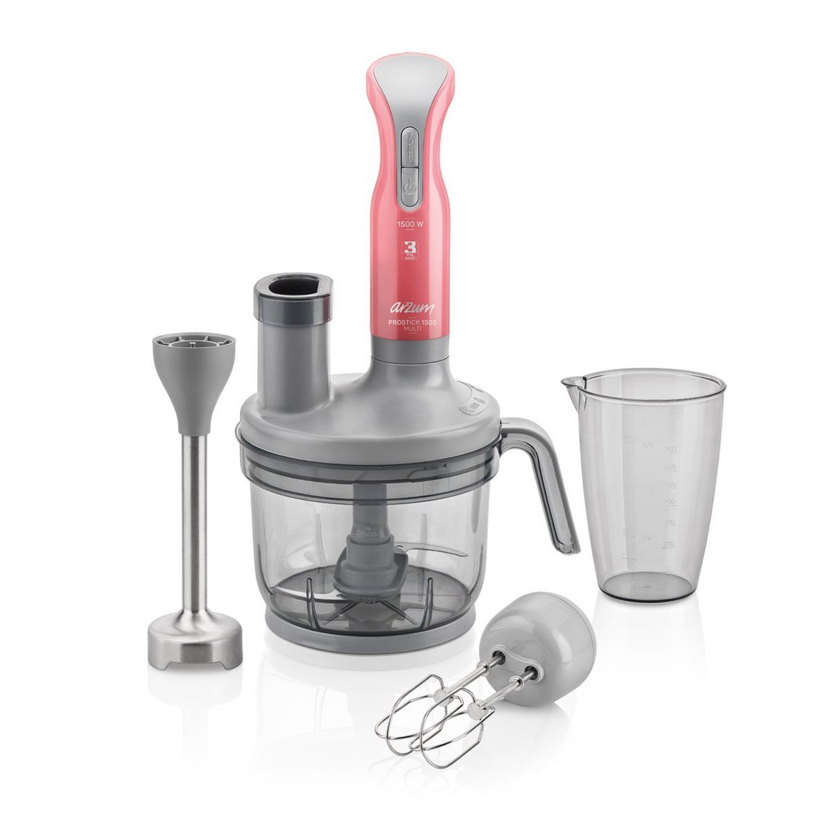 AR1048 Prostick 1500 Multi Multi Blender Seti - Mercan