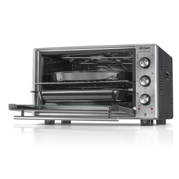 AR2002 Cookart Maxi 50 Lt Çift Camlı Fırın - Inox