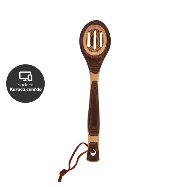 Karaca İznik Pakka Oluklu Servis Kaşığı