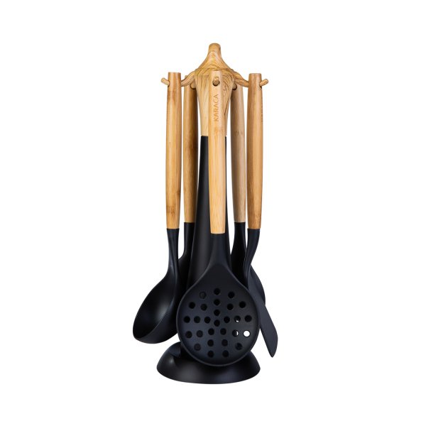 Karaca Woodland Black 6 Parça Servis Seti