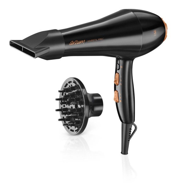 AR5009 Hairstil Pro Profesyonel Saç Kurutma Makinesi - Siyah
