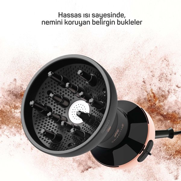 AR5086 Bellissima Diffon Ceramic Saç Kurutma Makinesi - Siyah