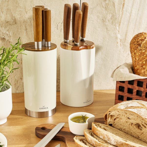 Karaca Kuğu Seramik 6 Parça Bıçak Seti