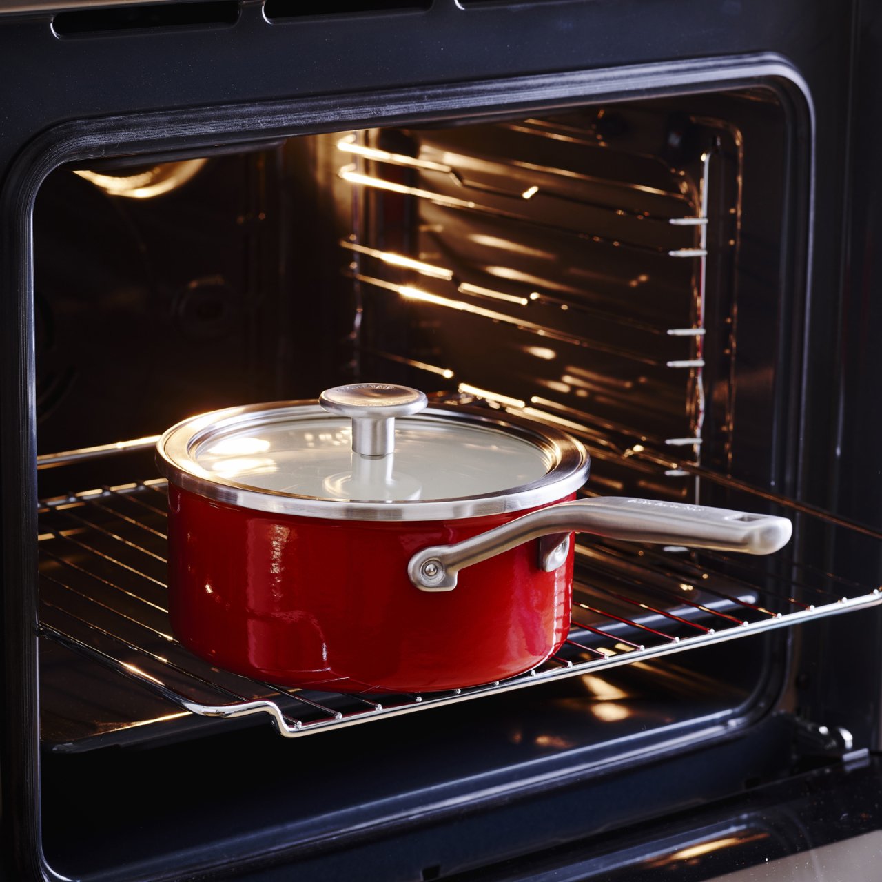 Kitchenaid Artisan Enamel Cvd Sos Tenceresi 18cm Empire Red