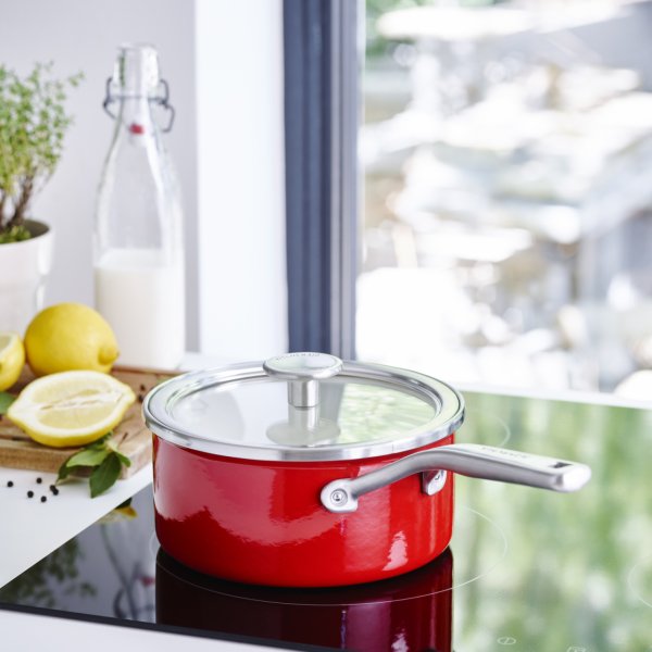 Kitchenaid Artisan Enamel Cvd Sos Tenceresi 18cm Empire Red