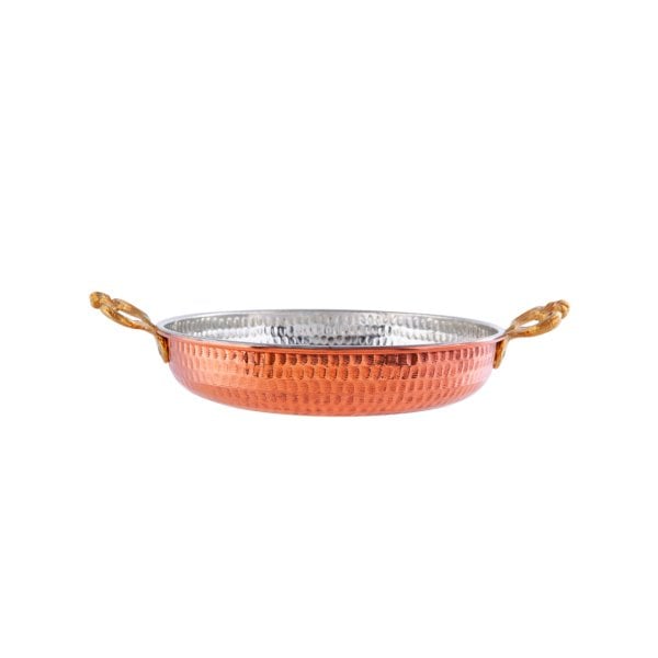 Karaca Antık Bakır Sahan 22 cm