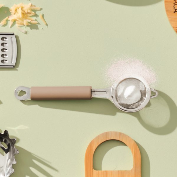 Karaca Lana Krem Çay Süzgeci